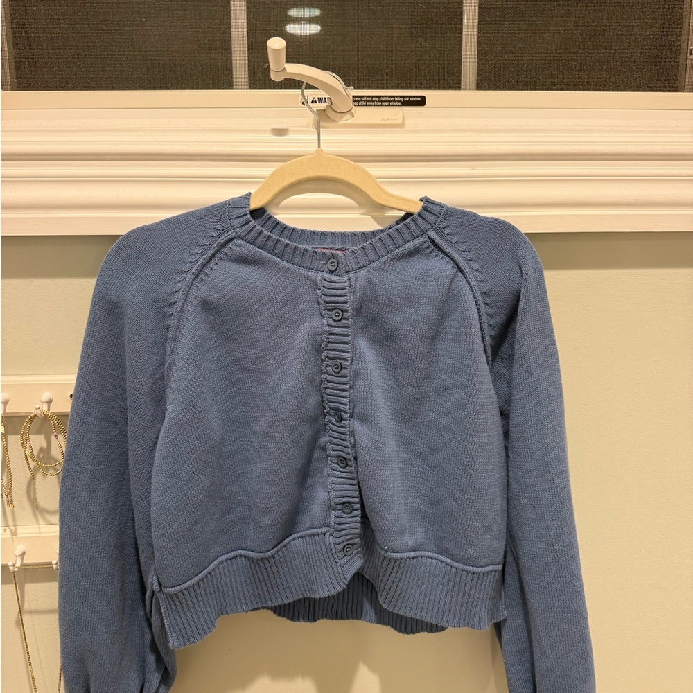 Edikted Blue Button-Up Cardigan